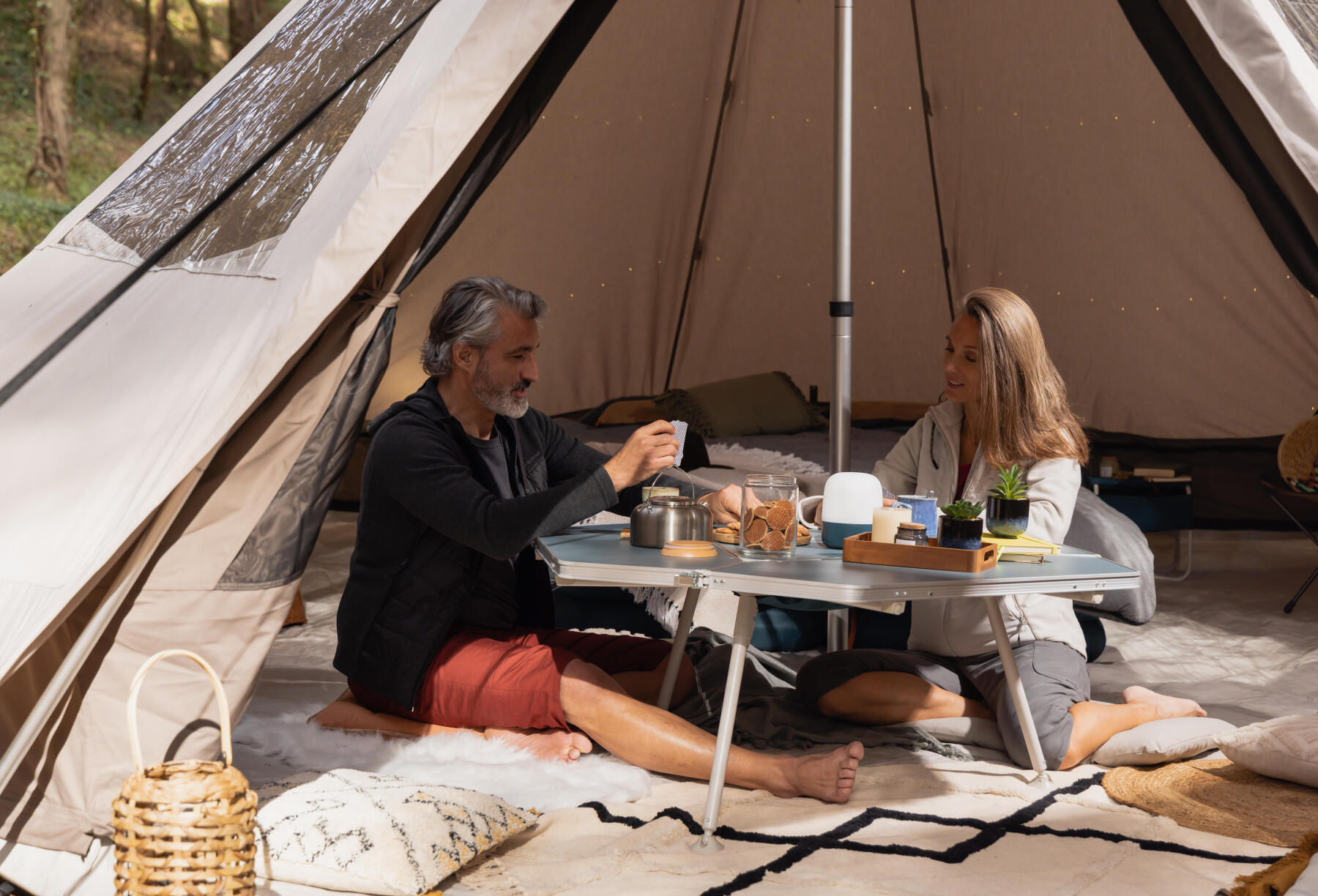 Glamping is possible in many countries