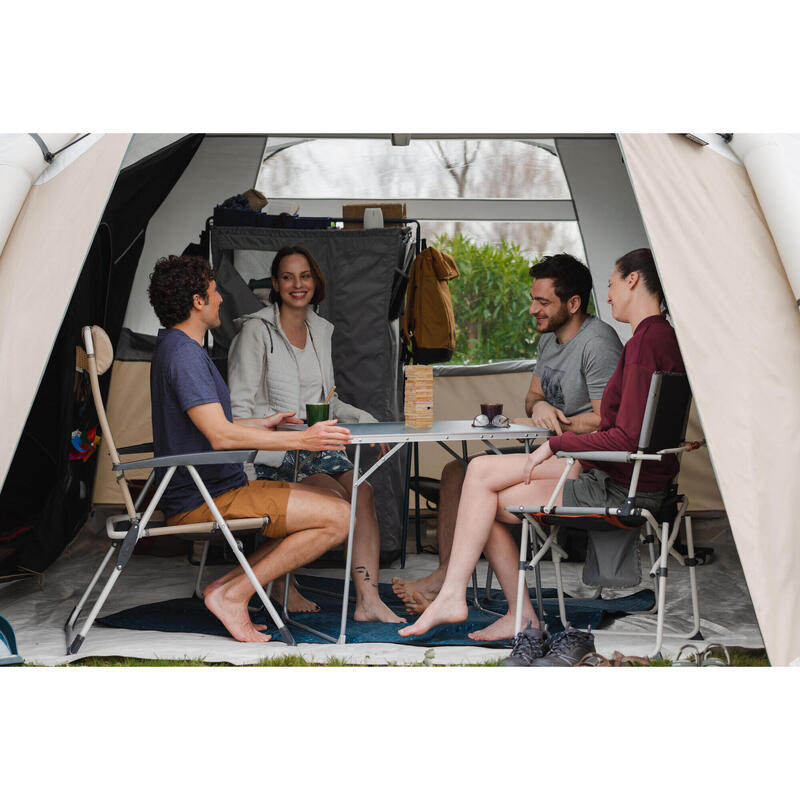 Chaise de camping pliante avec accoudoir