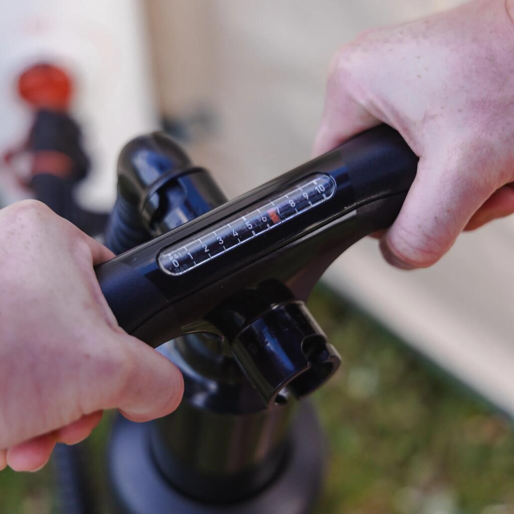 ΤΡΟΜΠΑ ΧΕΙΡΟΣ ΓΙΑ CAMPING - ULTIM COMFORT 10 PSI - ΣΥΝΙΣΤΑΤΑΙ ΓΙΑ ΦΟΥΣΚΩΤΗ ΣΚΗΝΗ