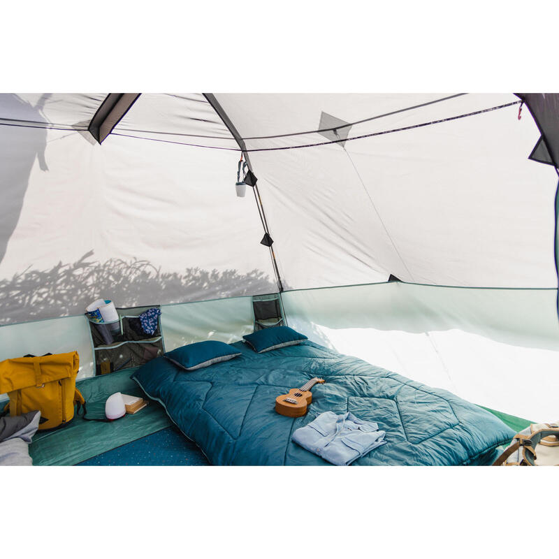 Camping-Kopfkissen Reisekissen Komfort blau