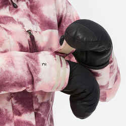 WOMEN'S SNB 100 SNOWBOARD JACKET - PINK GRAPH