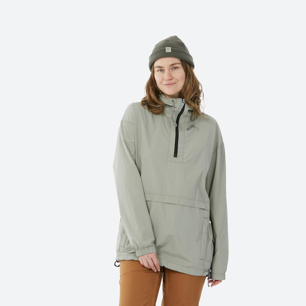 Snowboardjacke Herren leicht - SNB 100 salbeigrün 