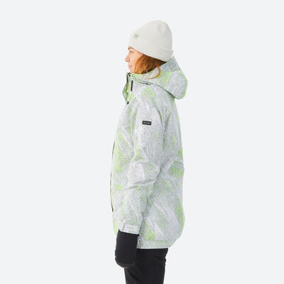 Giacca snowboard donna 100 bianca
