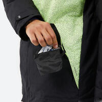 Zeleno-crna muška jakna za snoubording SNB 100