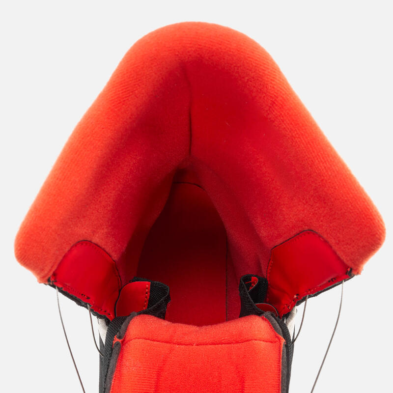 Boots snowboard enfant à serrage rapide - Indy 500  JR - S - noir et rouge