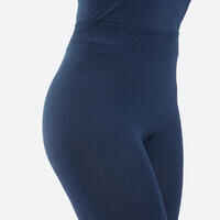 Women’s Seamless Ski Base Layer Bottoms - BL 500 - Navy blue