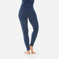 Women’s Seamless Ski Base Layer Bottoms - BL 500 - Navy blue