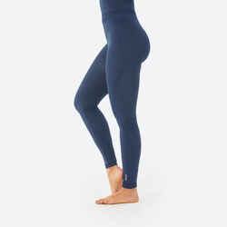 WOMEN'S SKI 180 SEAMLESS BASE BOTTOMS - NAVY BLUE