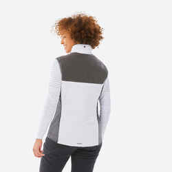 Women’s Sleeveless Jacket - 500 - White/Grey