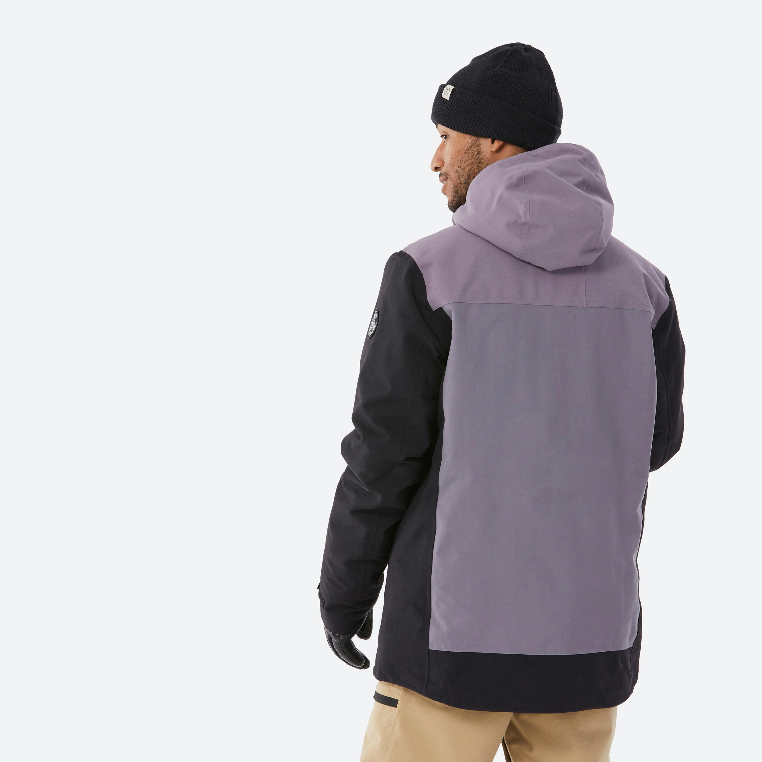 Men's snowboard jacket compatible with ZIPROTEC - SNB 500 - Purple 3/17
