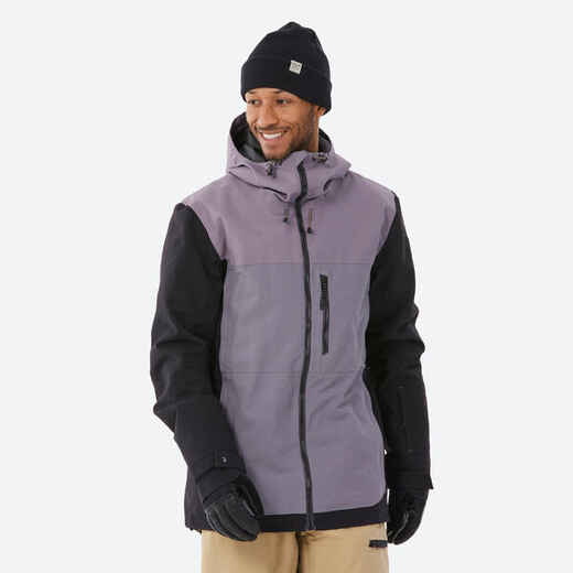 
      Men's snowboard jacket compatible with ZIPROTEC - SNB 500 - Purple
  