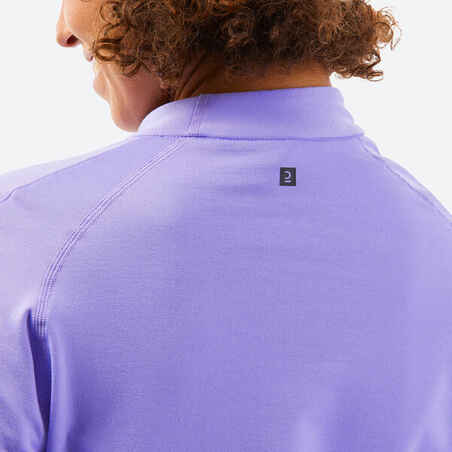 Women's Warm, Breathable Thermal Skiing Base Layer BL 500 - Purple