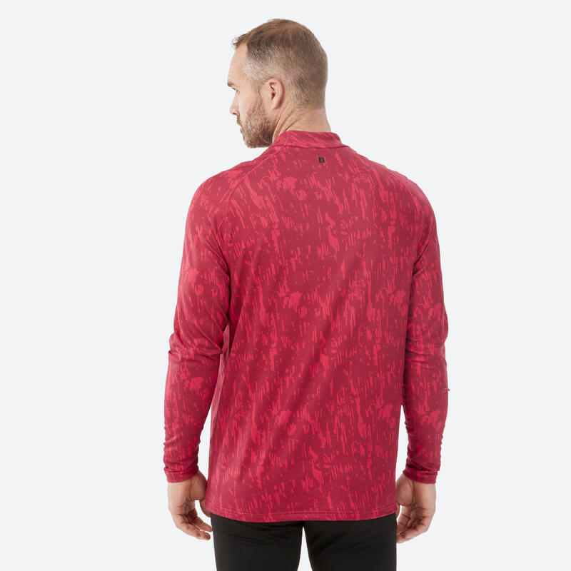 Camisola Térmica de Ski Homem BL500 relax - Vermelho grafite