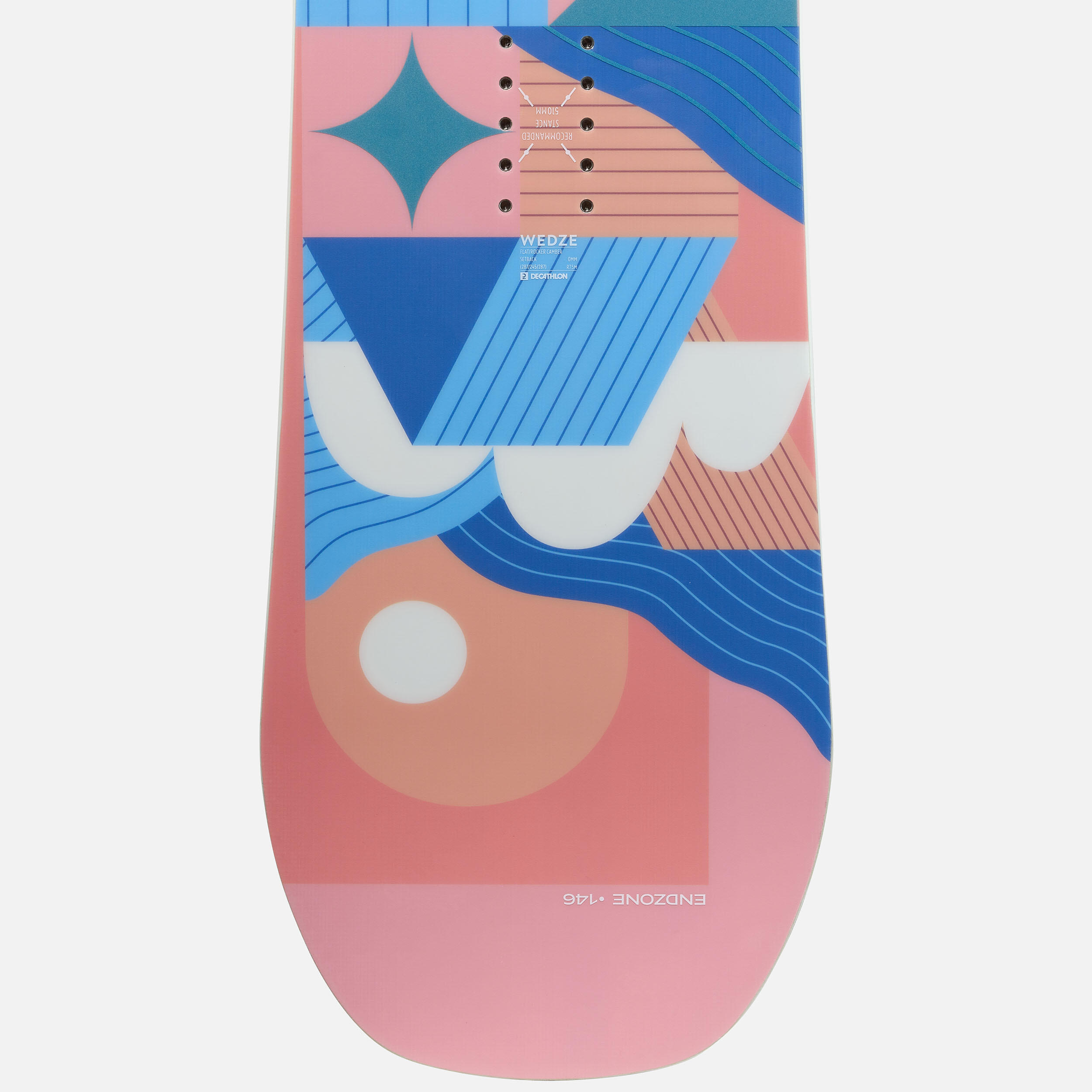 Women’s Freestyle & All Mountain Snowboard - Endzone 500 - DREAMSCAPE