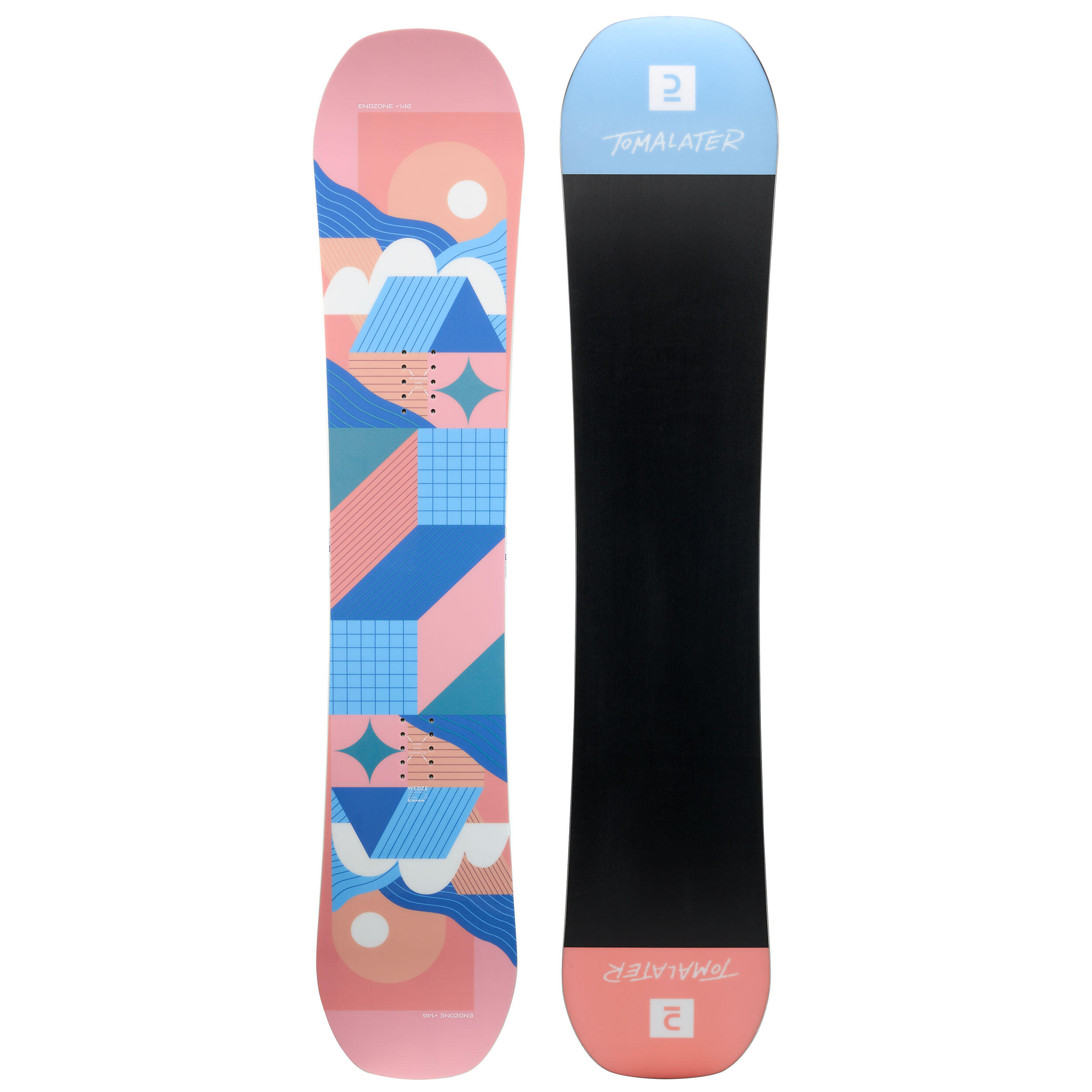 Women's Freestyle & All Mountain Snowboard - Endzone 500 1/12