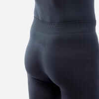 Men’s seamless base layer ski bottoms BL 500 - Dark grey