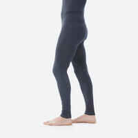 Men’s seamless base layer ski bottoms BL 500 - Dark grey