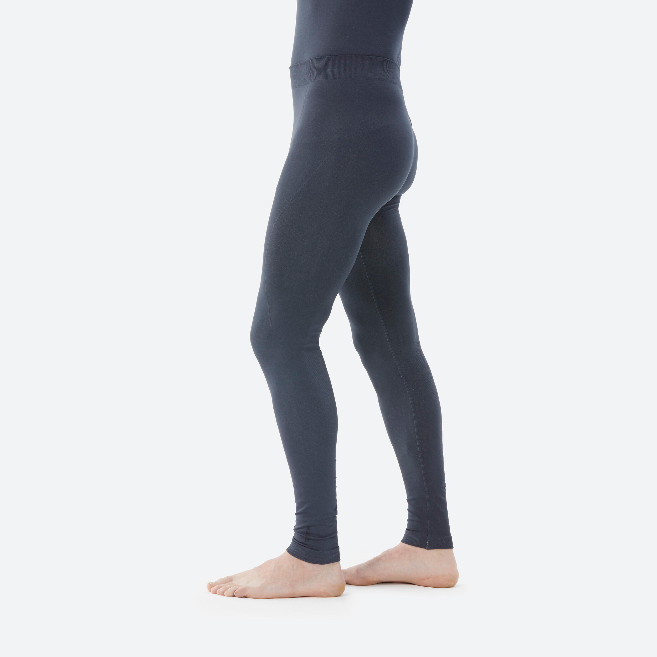 Men's BL180 ski base layer seamless bottoms - Dark grey  2/4