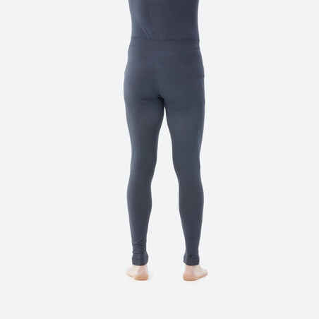 Men’s seamless base layer ski bottoms BL 500 - Dark grey