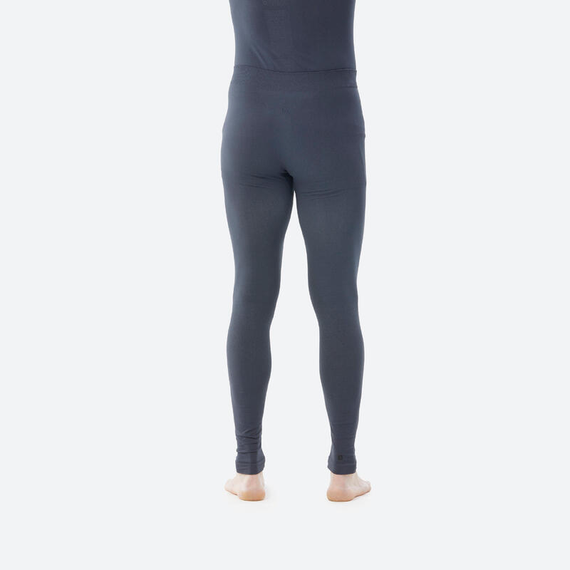 Pantaloni termici sci uomo 180 grigio scuro