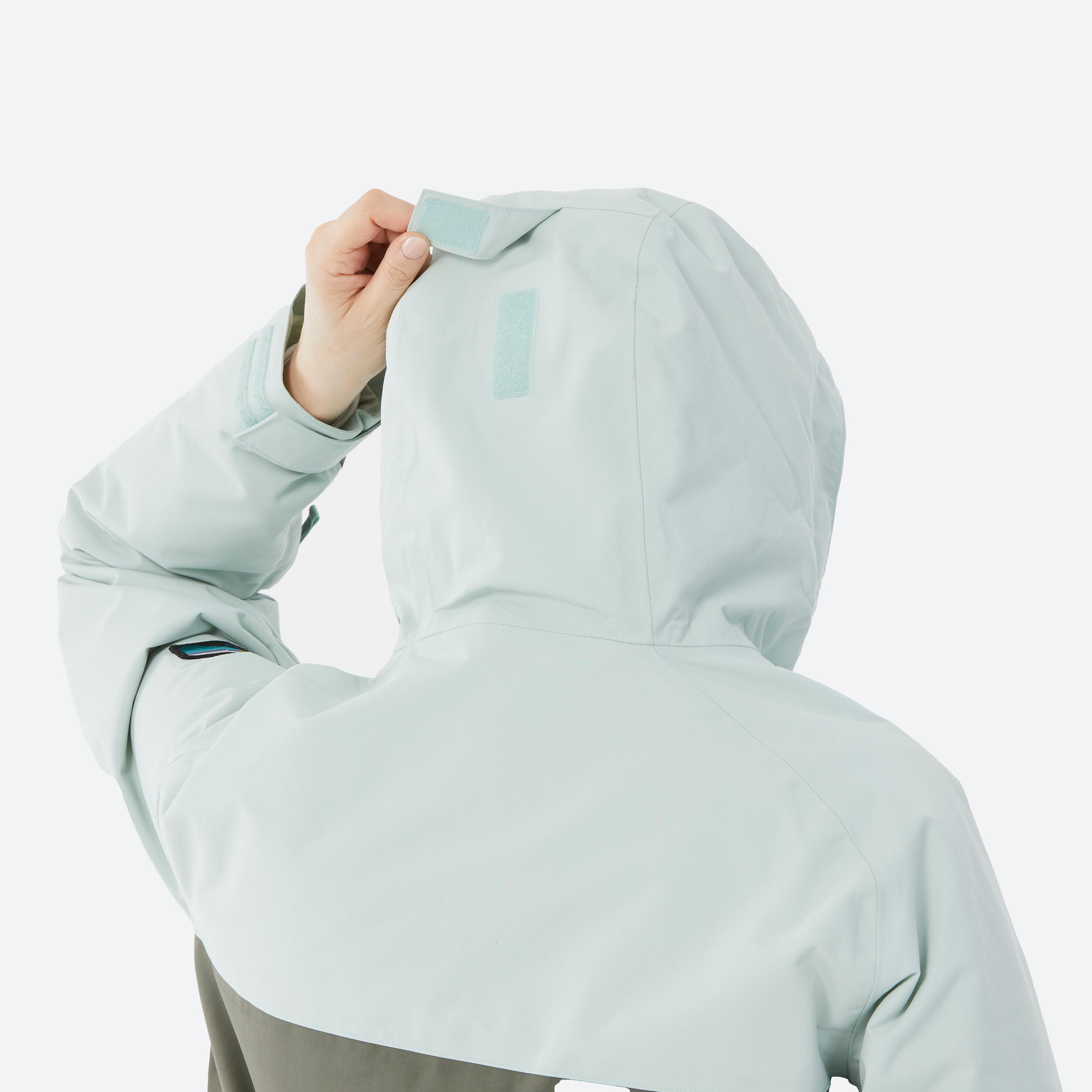 Aqua half shop zip khaki jacket