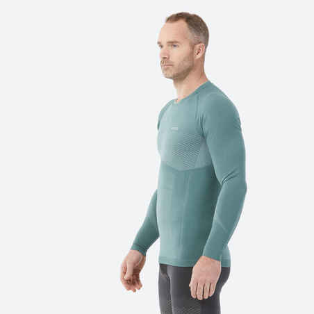 MEN'S THERMAL CROSS-COUNTRY SKI BASE LAYER 900 - GREEN