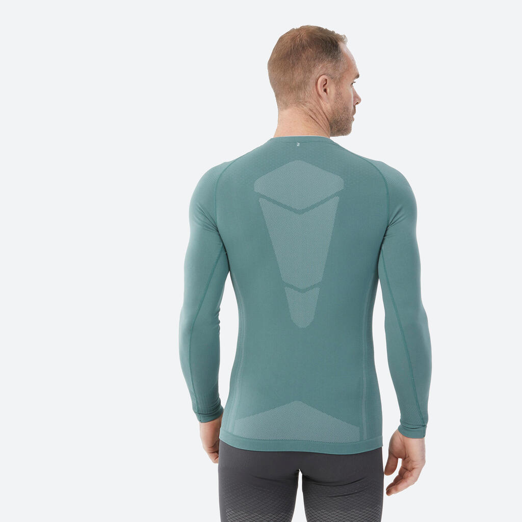 Vyriški apatiniai slidinėjimo marškinėliai „900“, žali