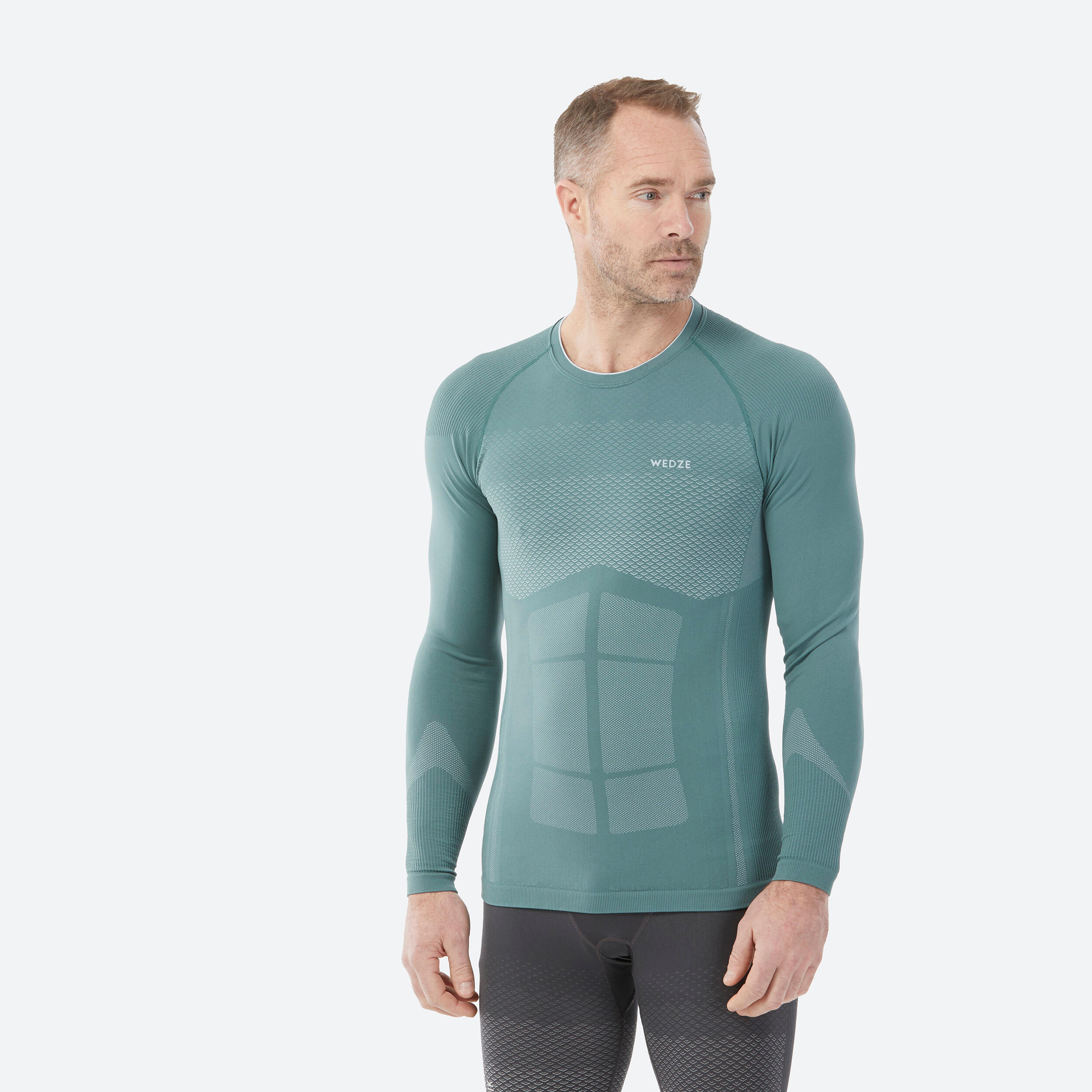  Bluză termică schi fond XC S 900 Verde Bărbați 