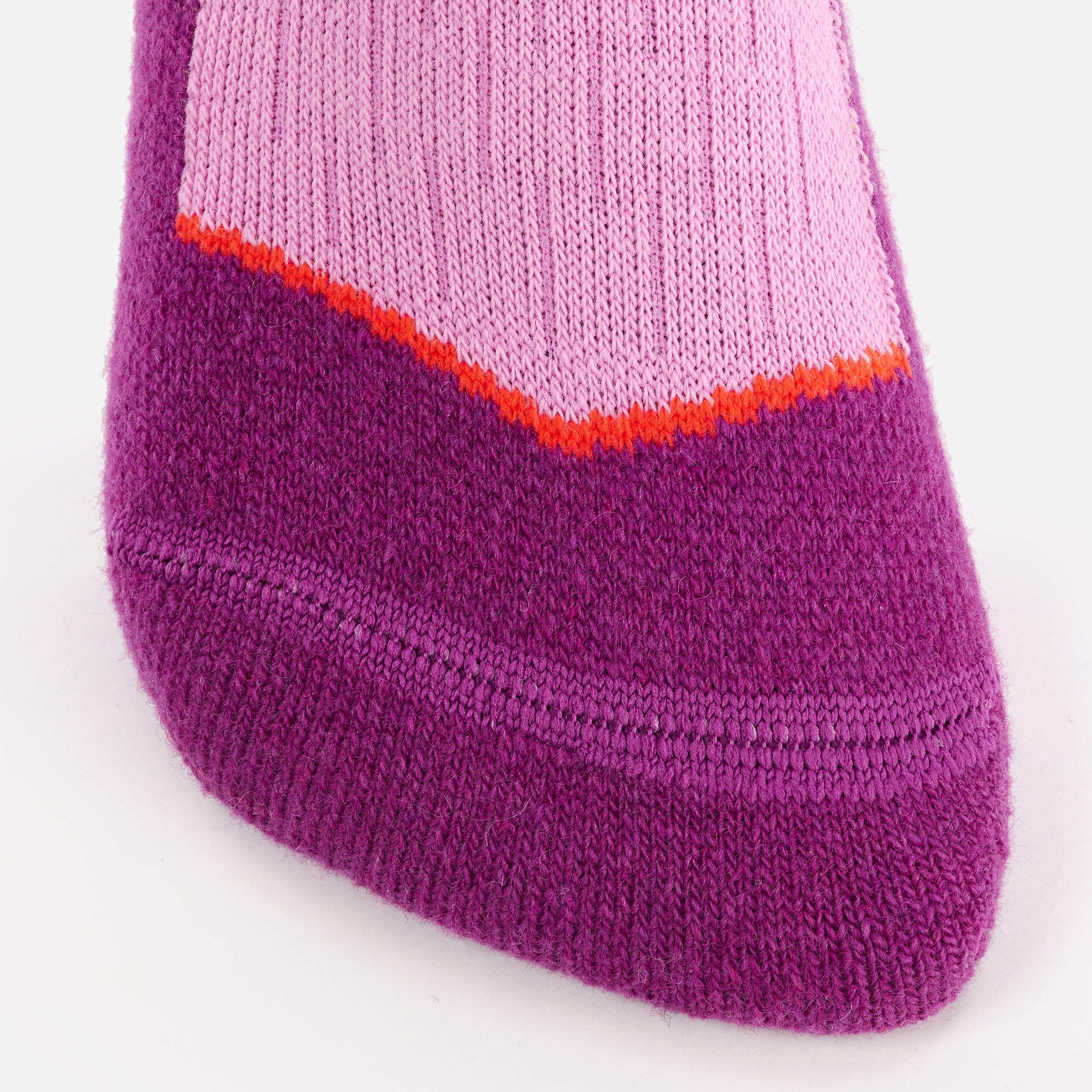 Calze termiche sci bambina 100 rosa 5/8