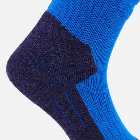 Vaikiškos slidinėjimo ir snieglenčių kojinės „100“, mėlynos