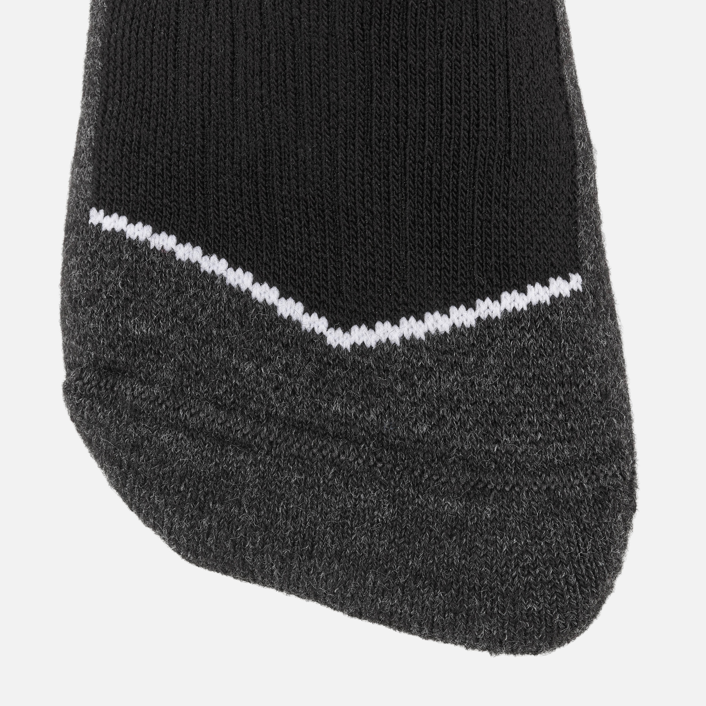 Adult Ski and Snowboard Socks 100 Plus - Black and Grey -  5