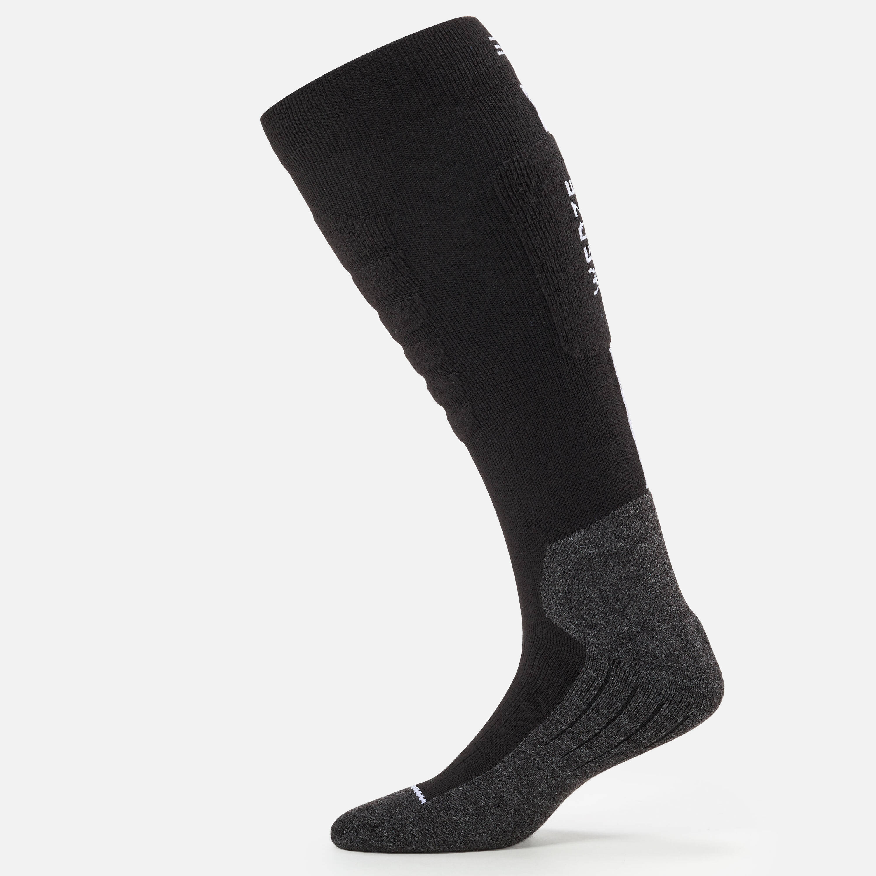 Adult Ski and Snowboard Socks 100 Plus - Black and Grey -  4
