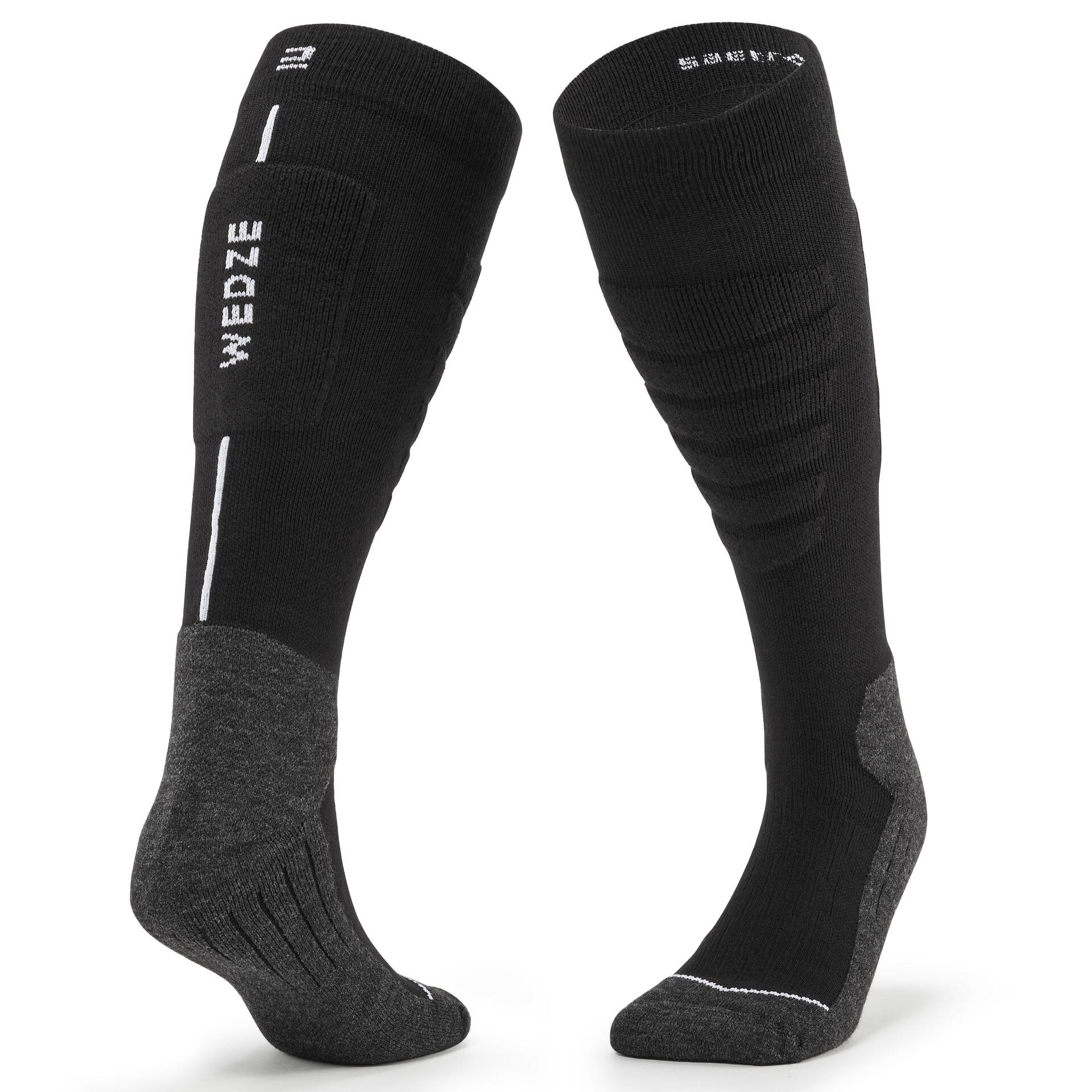 SKI SOCKS 100 BLACK