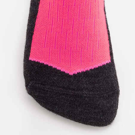 SKI SOCKS - 100 - NEON PINK