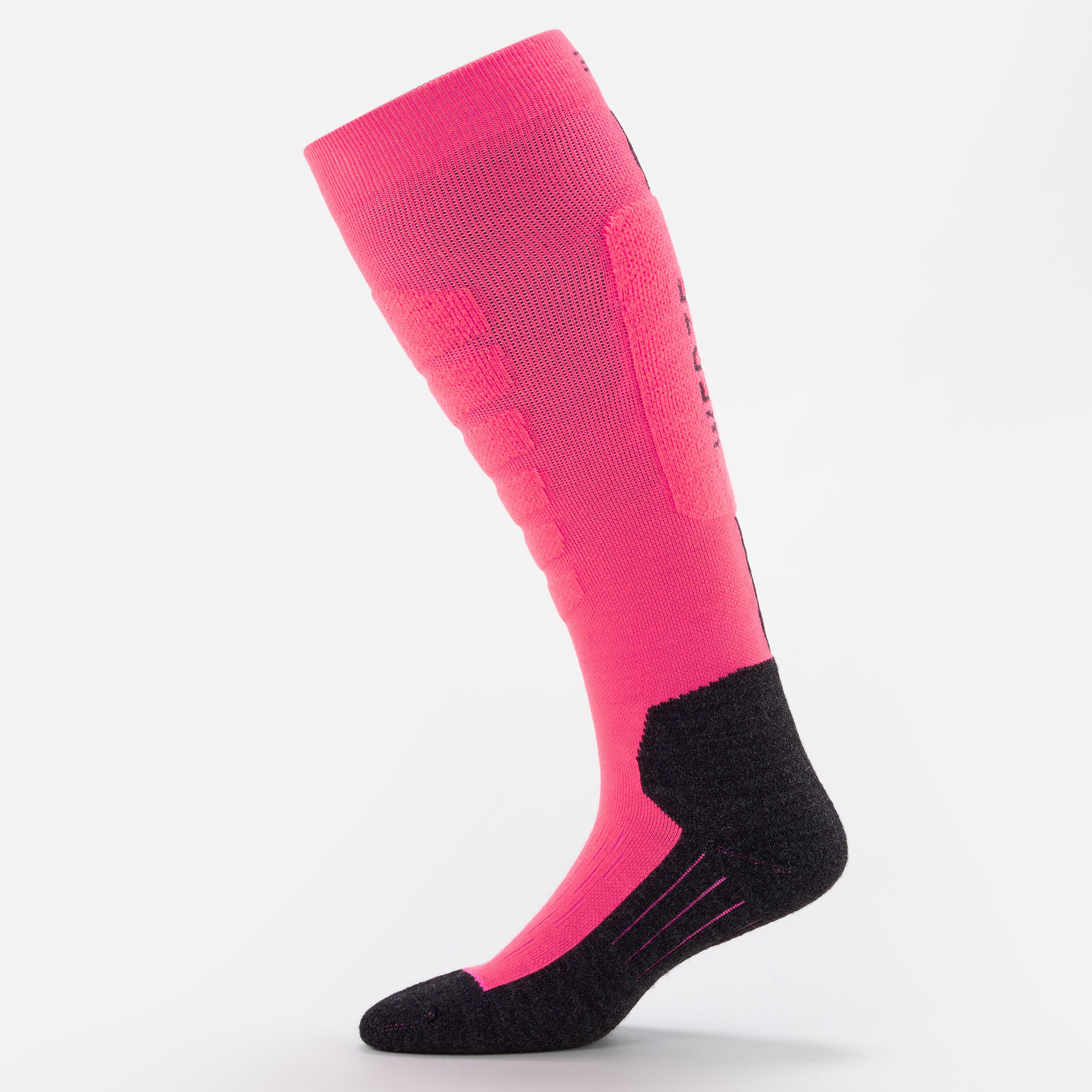 SKI SOCKS - 100 - NEON PINK 3/9