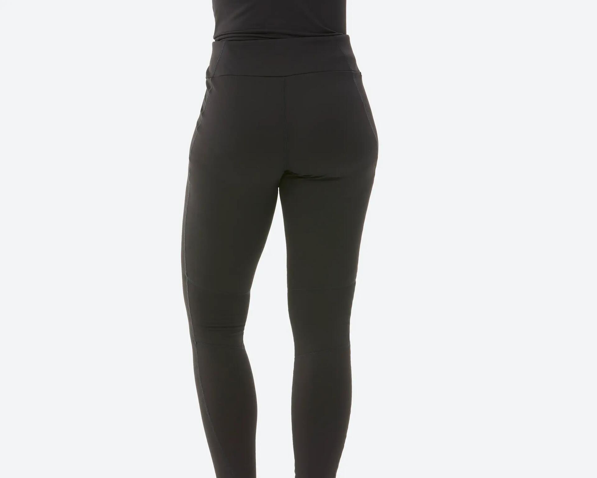 Buy WEDZE By Decathlon Women Black Solid Thermal Bottoms - Thermal Bottoms  for Women 15341522