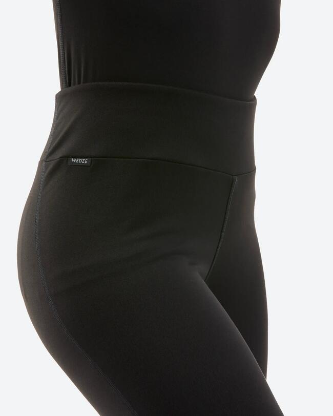 Women's Ski Base Layer Bottom - BL 500 - Black