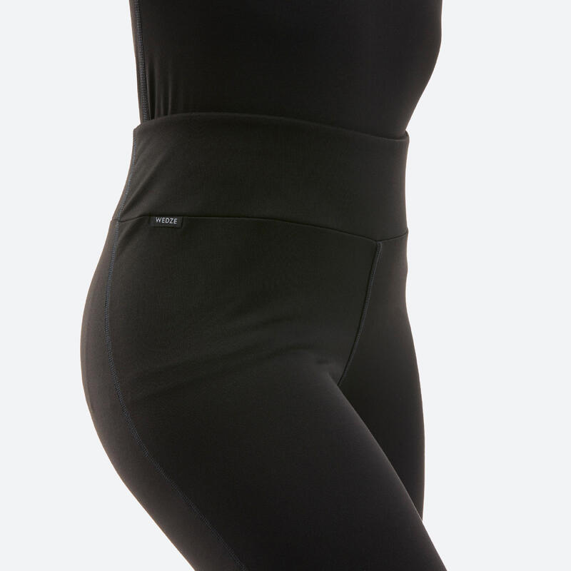 Sous-vêtement thermique de ski Femme - BL 500 bas noir