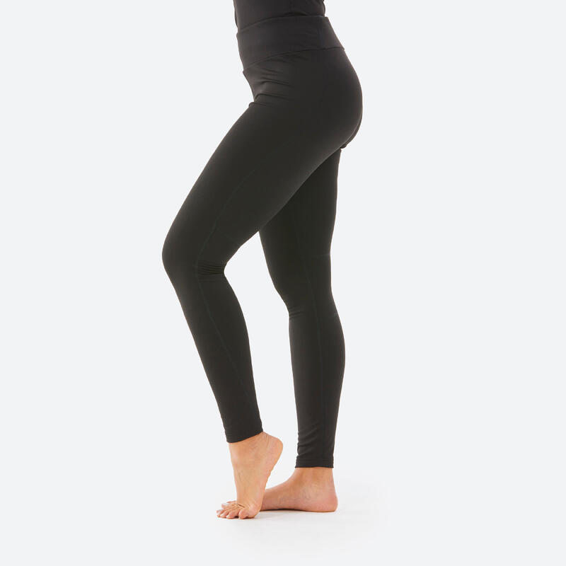 Pantaloni termici de corp de schi, BL 500 negru Damă