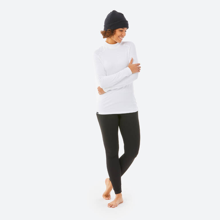 Kaos Base Layer Ski Wanita BL 500 - Putih