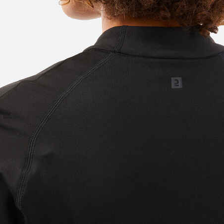 Women’s Warm and Breathable Thermal Base Layer Top BL 500 - Black