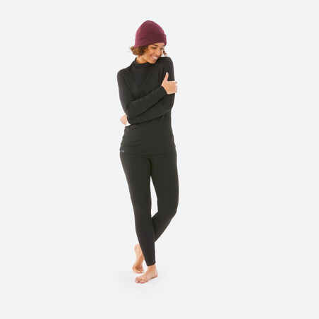 Women’s Breathable Base Layer Bottoms - BL 500 Black