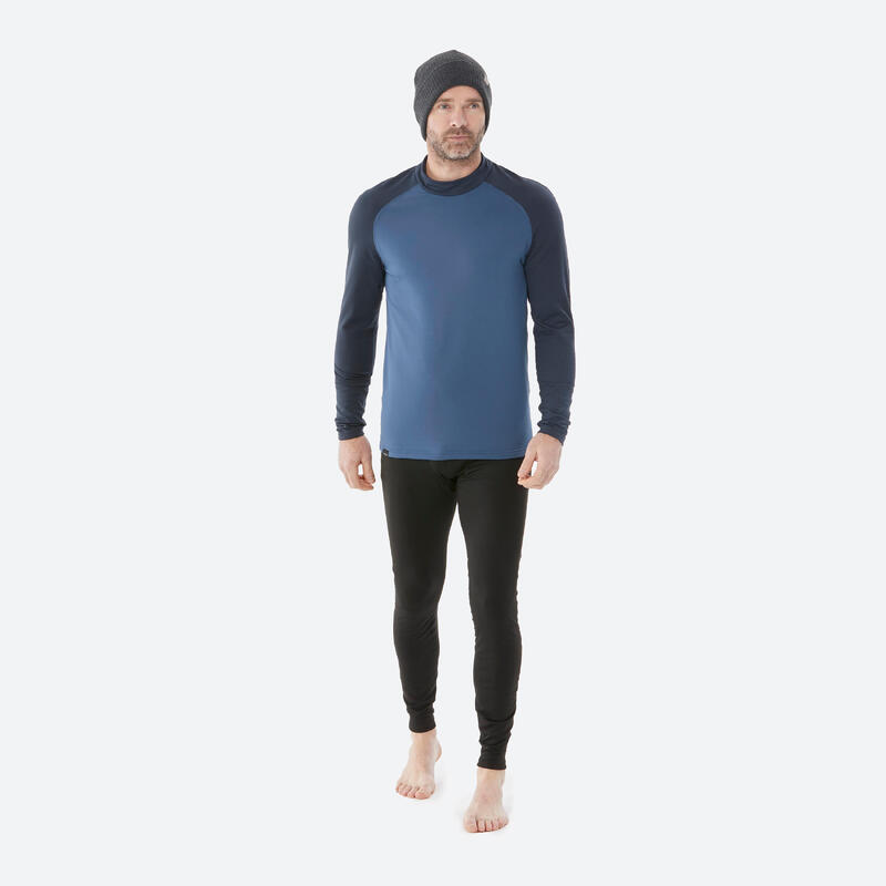 Camisola térmica de Ski - BL 500 - Homem Azul/cinzento