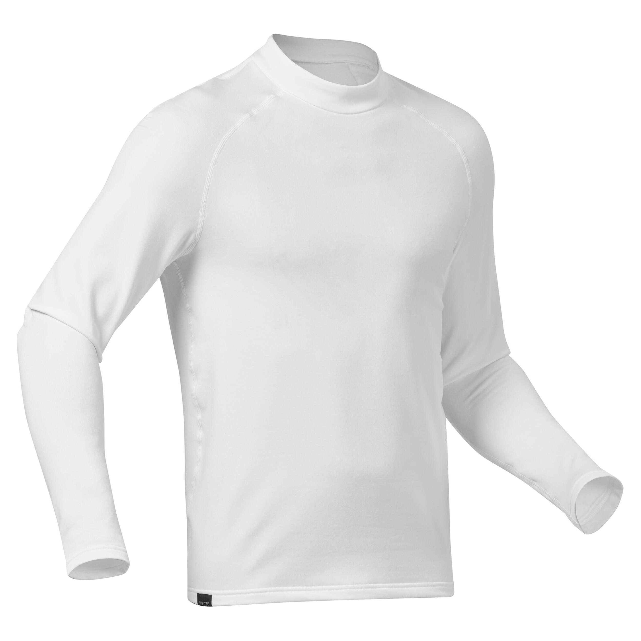 Men’s Warm and Breathable Thermal Ski Base Layer Top, BL 500 - WEDZE