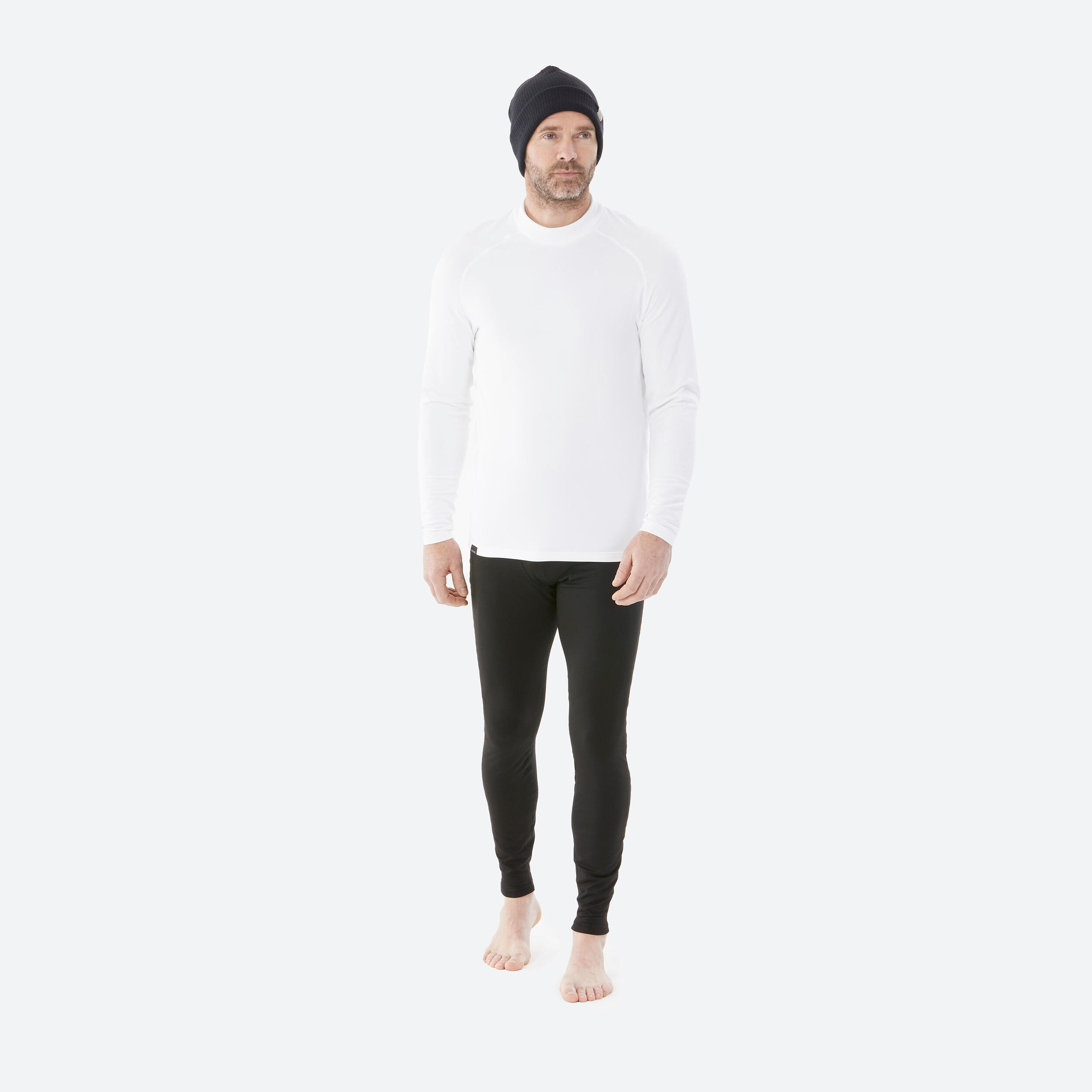 Men's Winter Thermal Base Layer Top 500 - White
