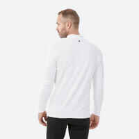 Men’s Warm and Breathable Ski Base Layer Top, BL500 - White