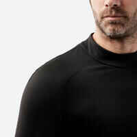 Men’s warm and breathable thermal ski base layer, BL 500 - Black