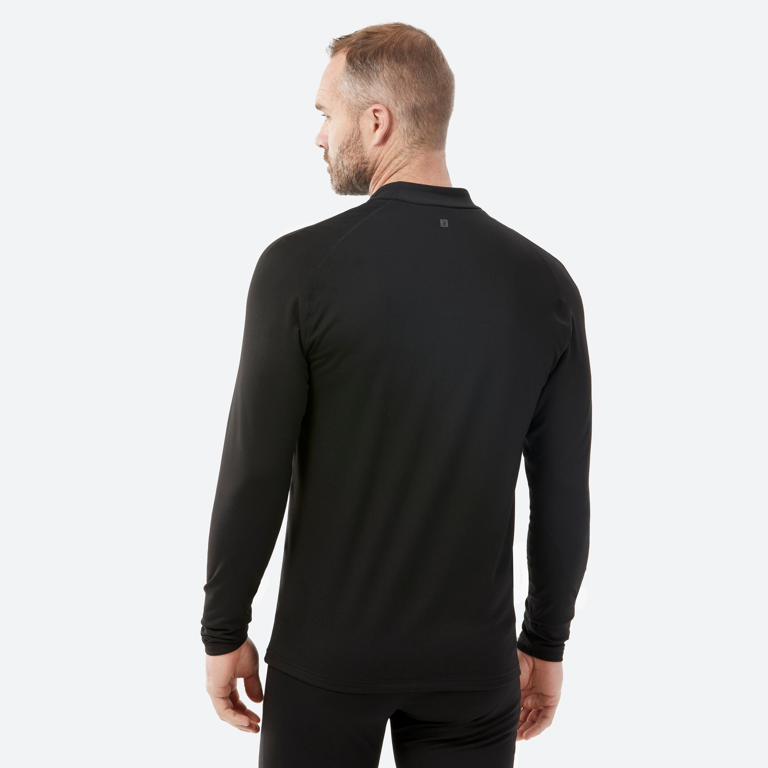 Men’s Warm and Breathable Thermal Ski Base Layer Top, BL 500 - WEDZE