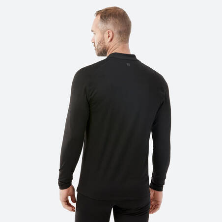 Atasan Baselayer Ski Pria BL 500 - Hitam