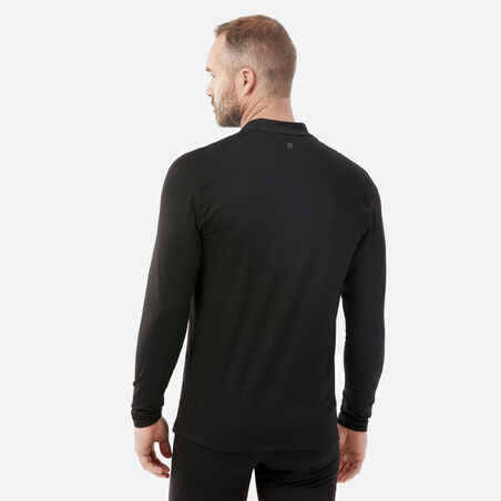 Vyriški apatiniai terminiai slidinėjimo marškinėliai „BL 500“, juodi